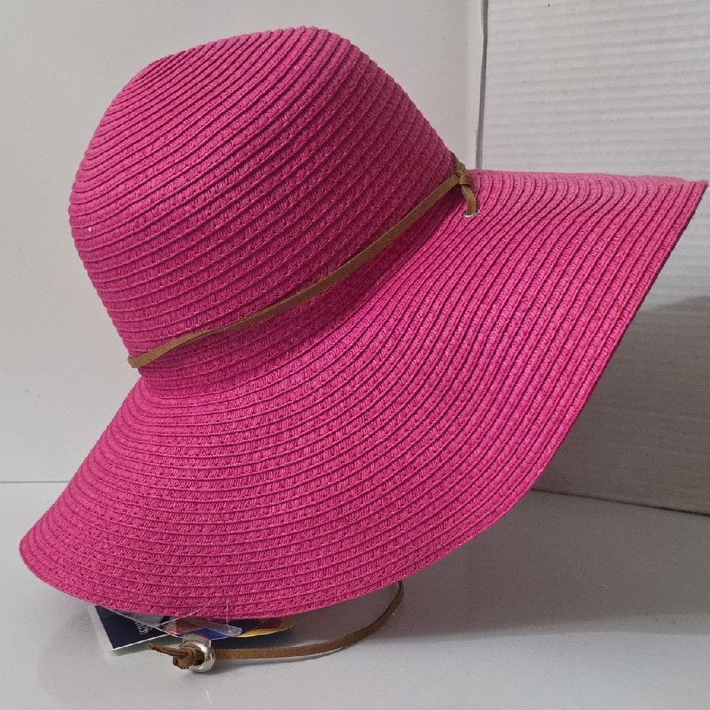 Banana Boat Women's Pink Wide Brim Sun Hat, NWT - Picture 2 of 7